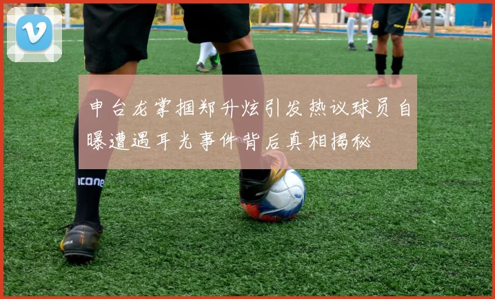 申台龙掌掴郑升炫引发热议球员自曝遭遇耳光事件背后真相揭秘